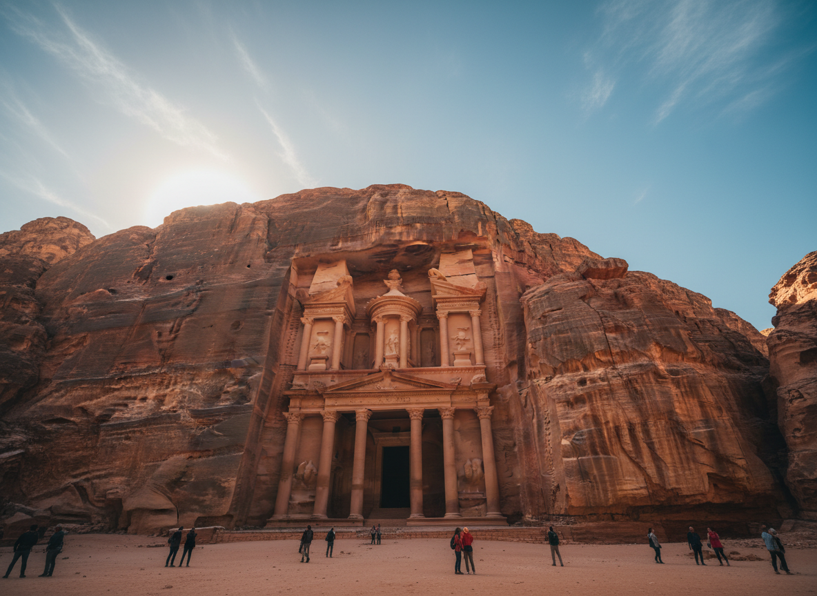 Petra Treasury sunrise